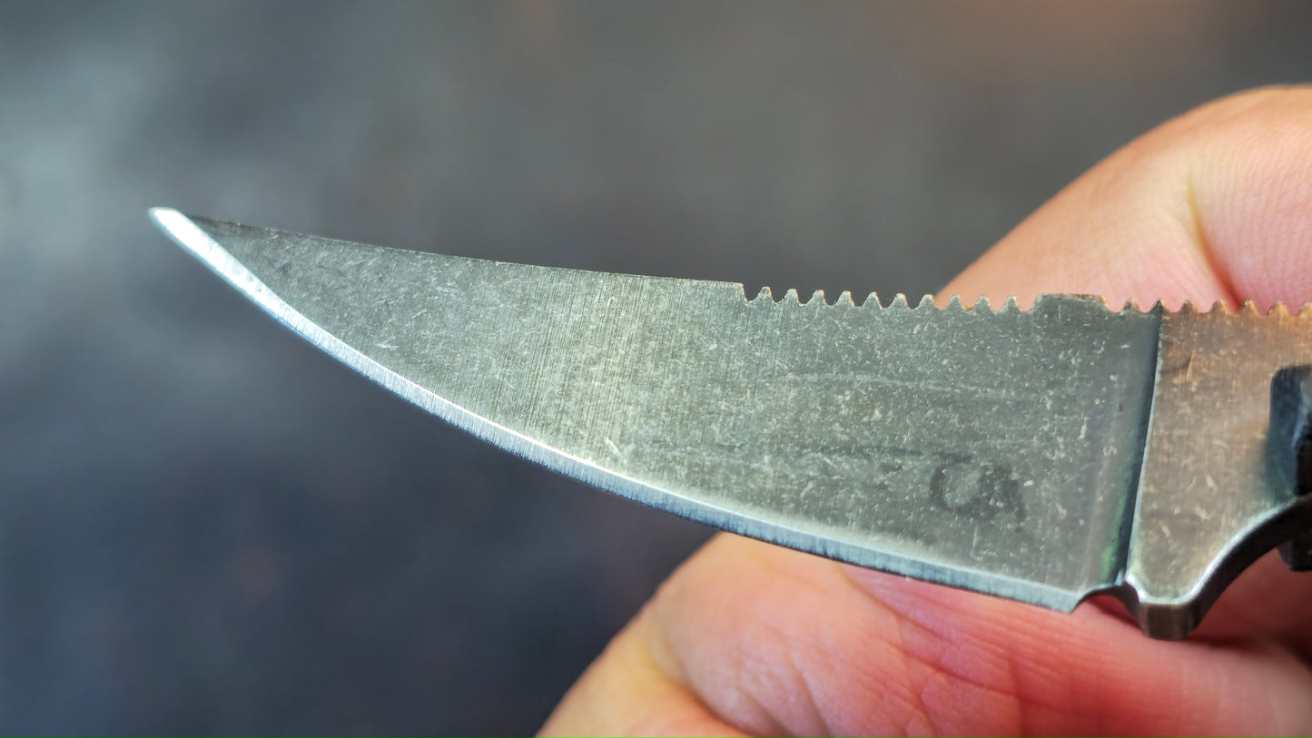 ITOKEY Tactical Knife EDC Fixed Knife G10 Handle with Kydex sheath, D2 Blade Full Tang