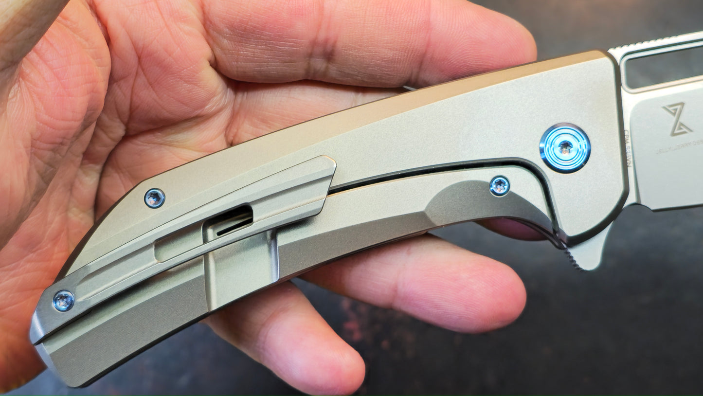 KUBEY Hyperion Titanium CPM S35VN (NEW)