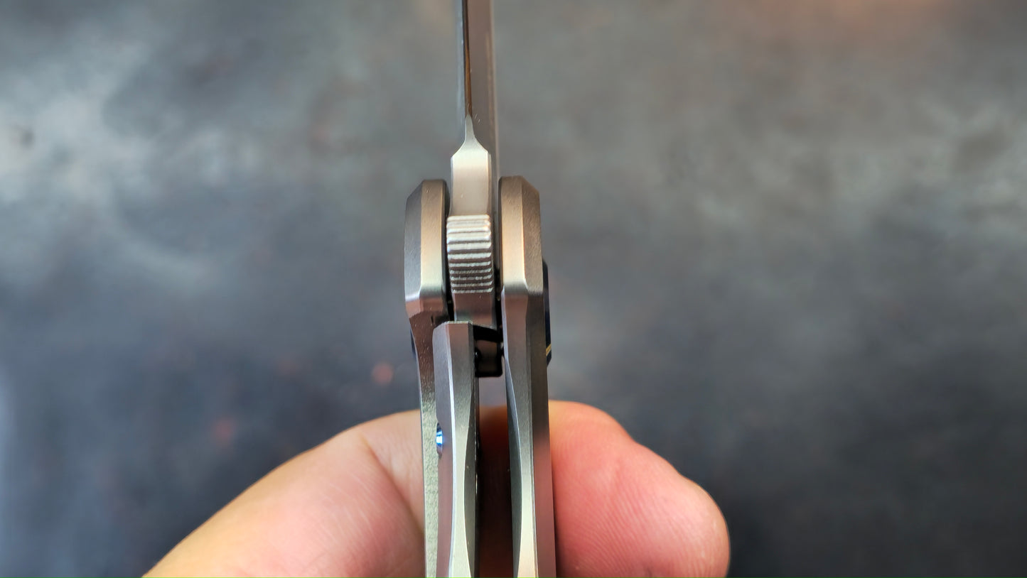 KUBEY Hyperion Titanium CPM S35VN (NEW)