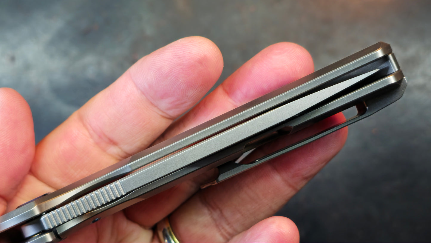 KUBEY Hyperion Titanium CPM S35VN (NEW)