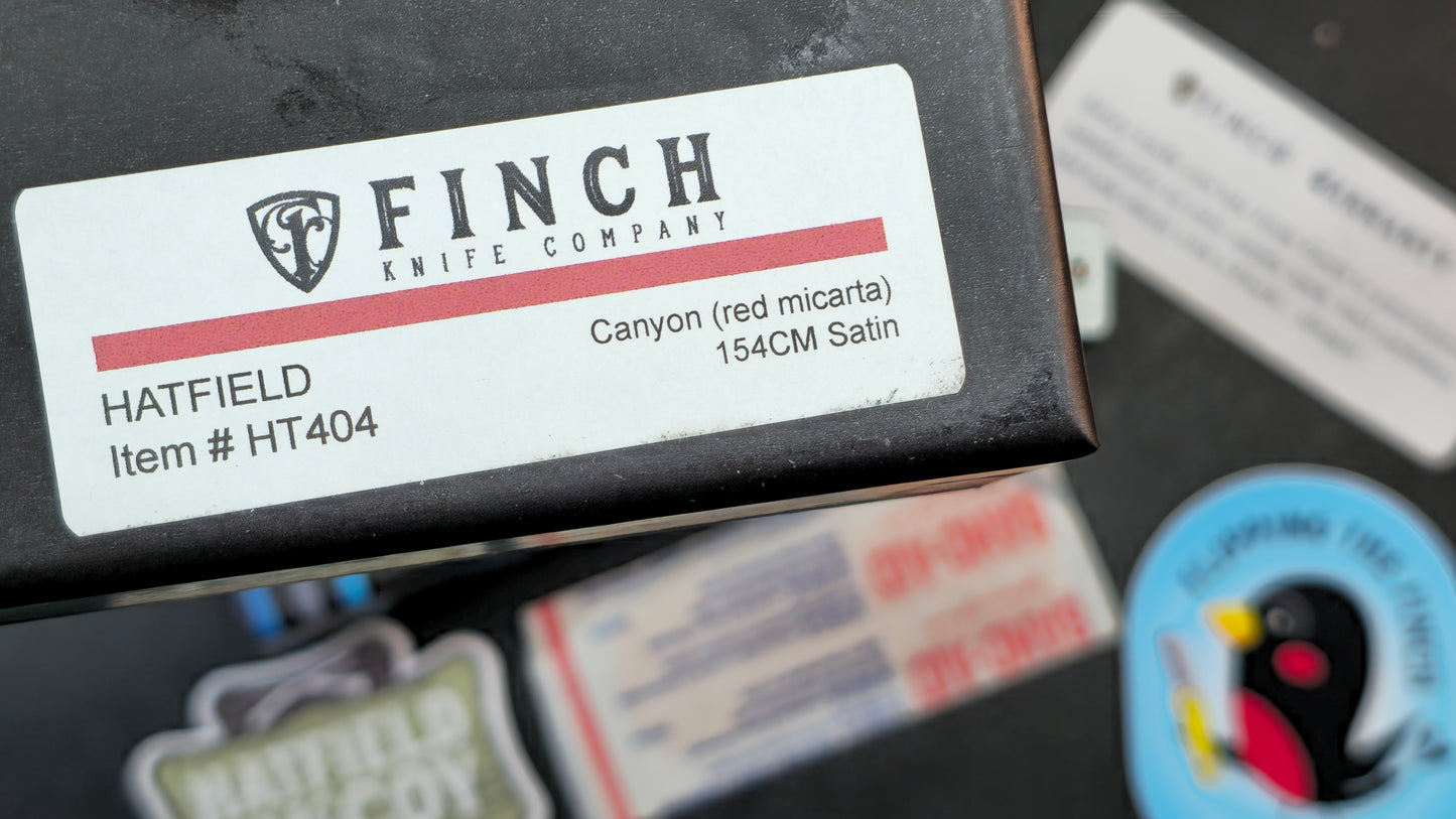 FINCH Hatfield - Canyon Micarta 2.5" 154CM