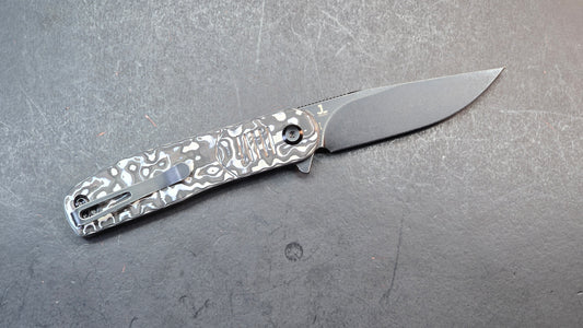 Tenable Einar Black/White Carbon Fiber Handle Nitro-V