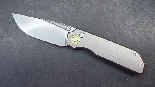 TwoSun TS588 Button Lock Fire/Gray Titanium Handle K110