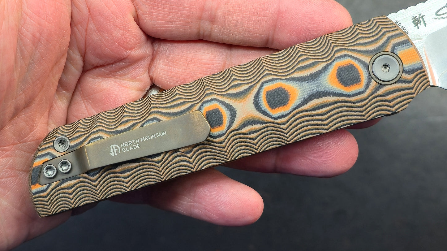 North Mountain Kickstop Chop Snake G10 Handle SLD-Magic Tanto)