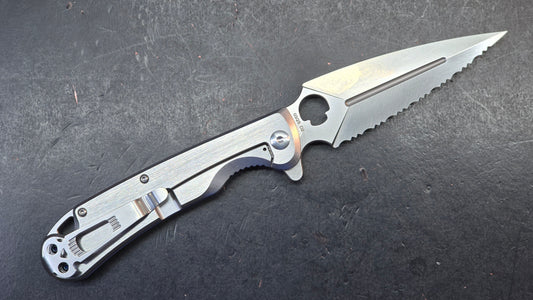 Daggerr Knives Arrow Frame Lock Brushed Stainless Steel 4" Satin