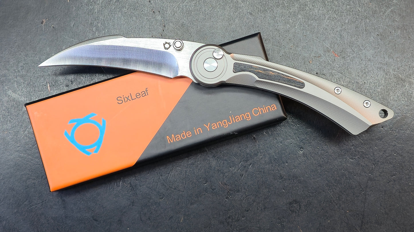 SixLeaf SL-77 Titanium/CF Handle D2 (SALE price in cart)
