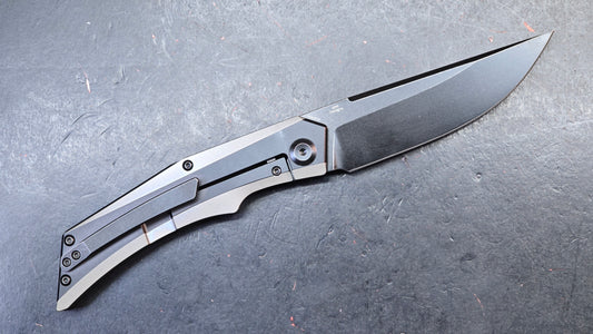 Kansept Folding Knife Naska Titanium CPM-S35VN (DISCOUNT IN CART)