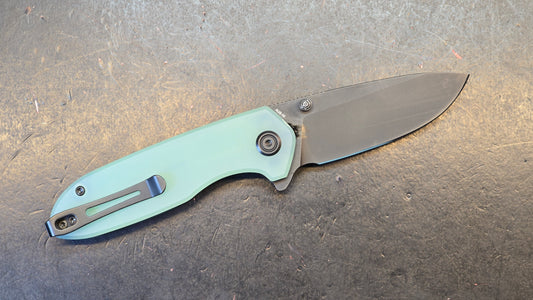 Kubey Belus KU342B Jade G10 Handle AUS-10