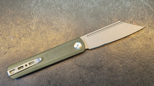 Sencut Bronte Folding Knife Black Micarta Handle 9Cr18MOV (NO BOX)