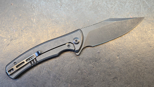 Civivi Sinisys Folding Knife Black Coarse G10/Stainless Steel Handle 14C28N