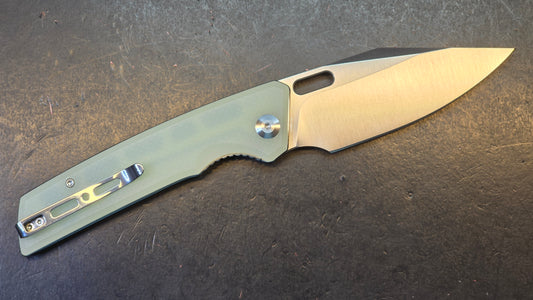 Sencut GlideStrike Folding Knife Coarse Natural G10 Handle 9Cr18MoV