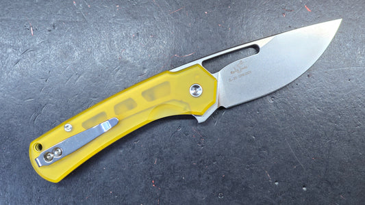 SixLeaf SL-25 Yellow PEI Handle CPM 20CV Blade