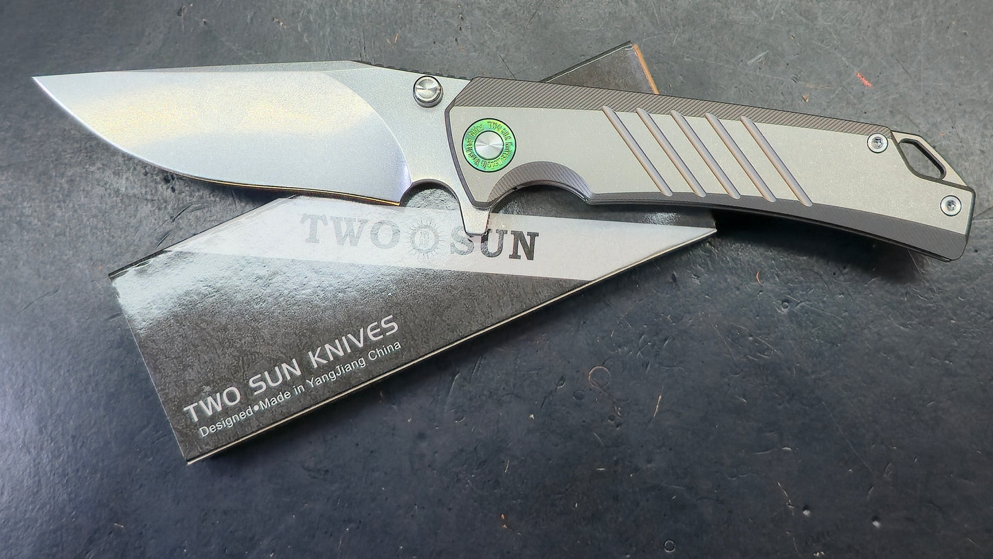 TwoSun TS597 Titanium Handle 14C28N