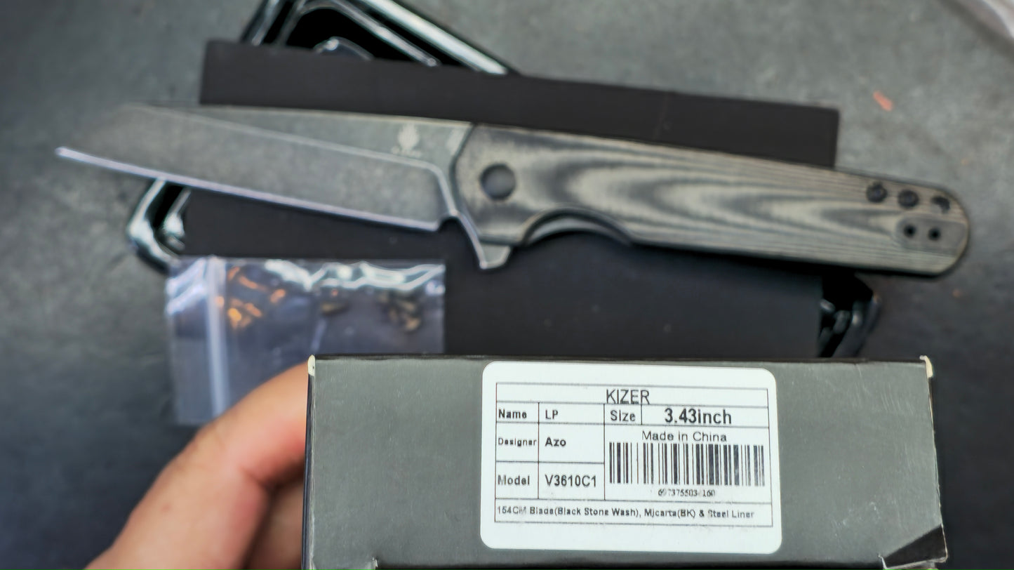 Kizer LP Micarta 154CM