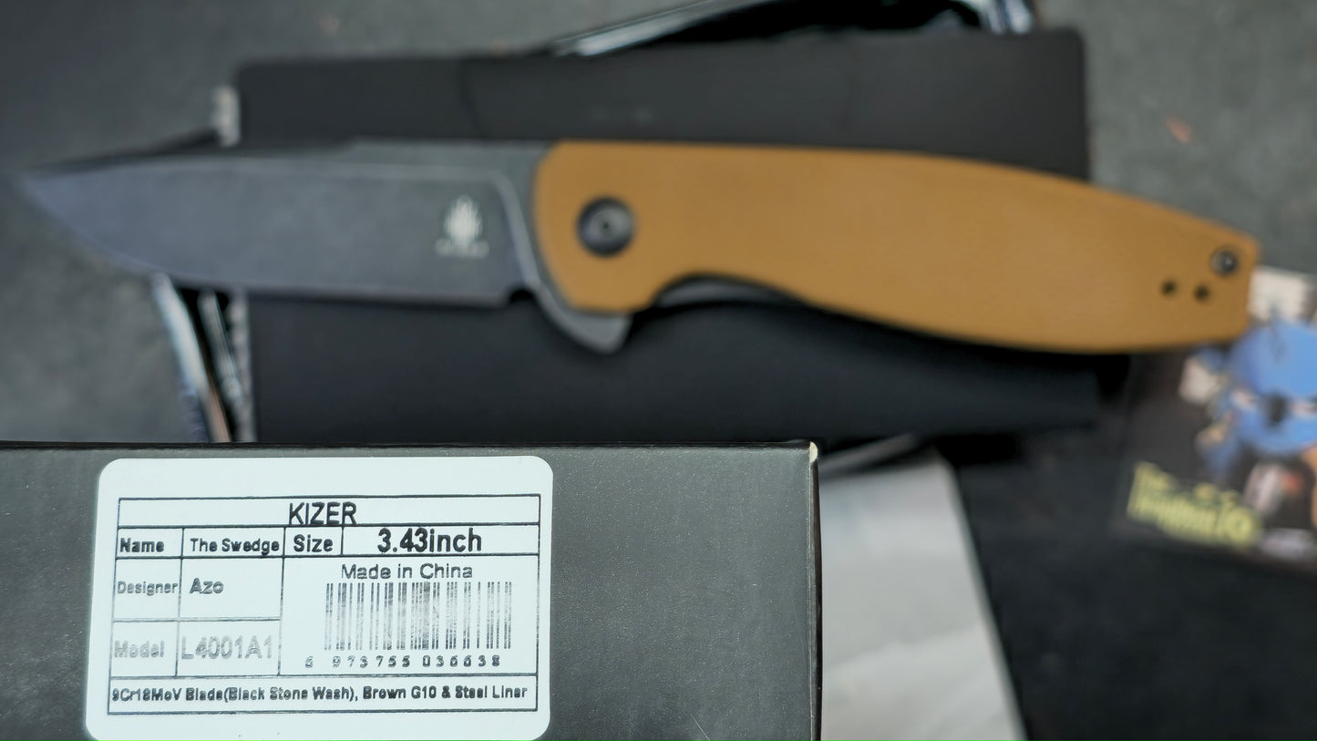 Kizer Swedge G10 9CR18MOV