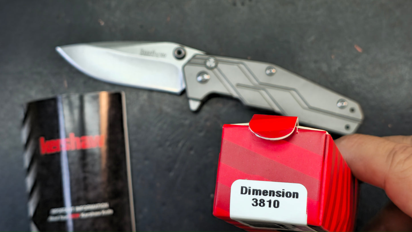 Kershaw Dimension Assist Button Lock Titanium 8Cr13MoV