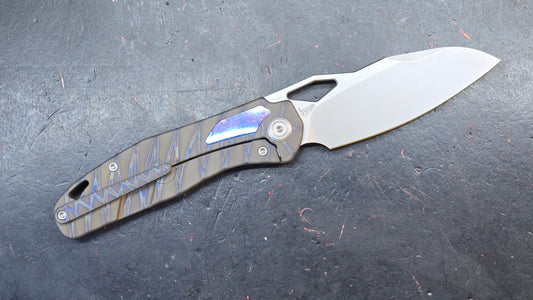KB Sudden Titanium/Purple Timascus Handlle CPM 20CV