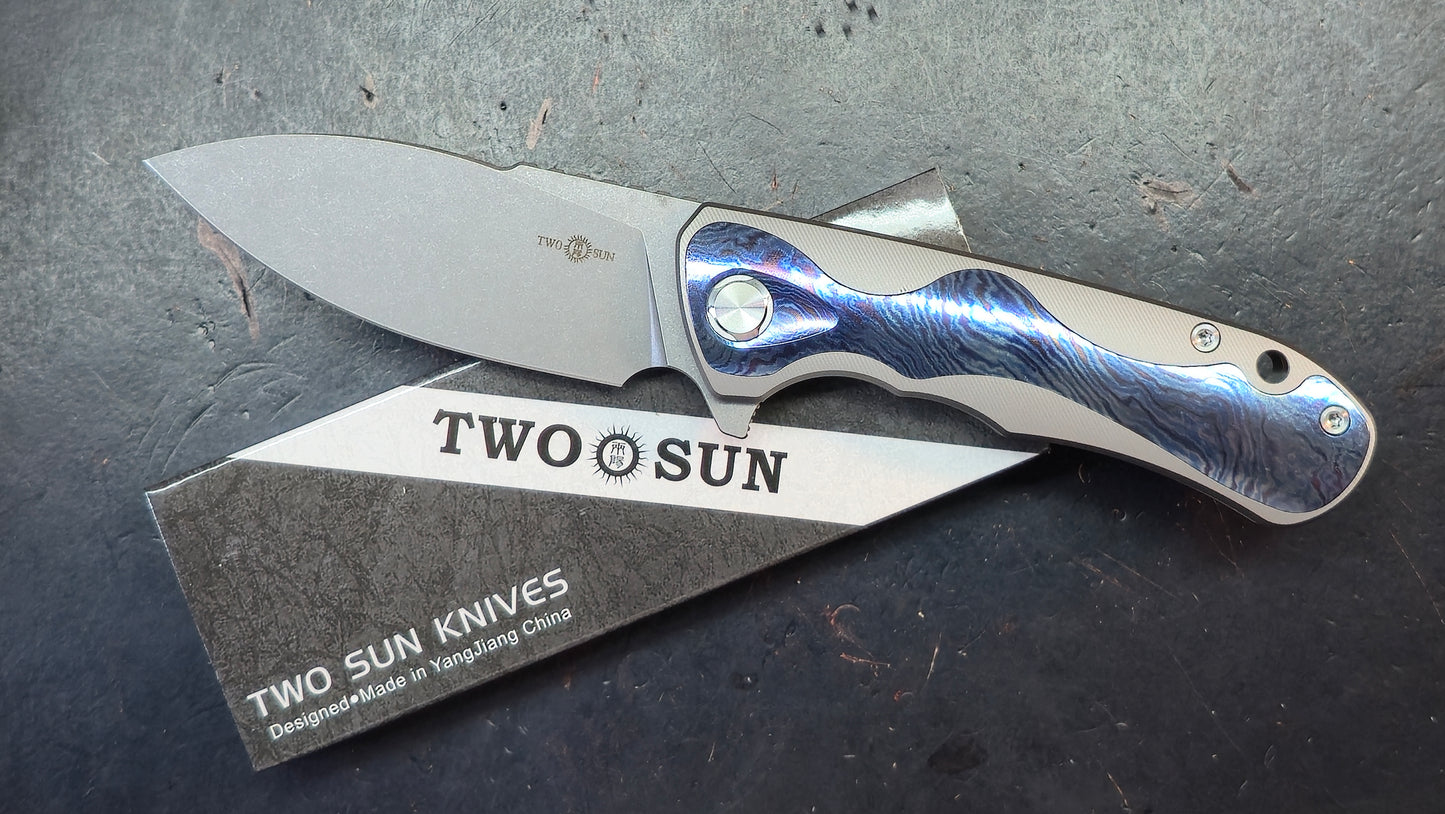 TwoSun TS511 Titanium / Timascus M390