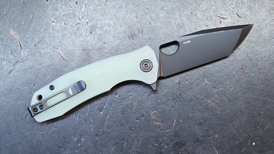 Honey Badger Limited Edition Medium Tanto G10 DLC 14C28N