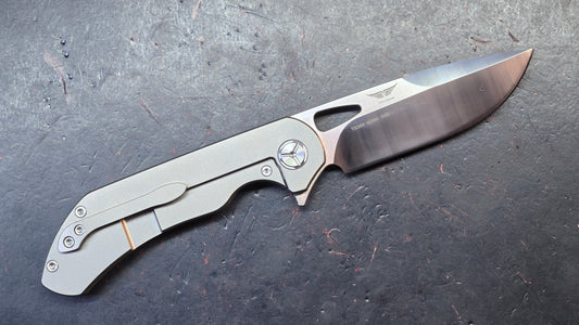 TWOSUN TS384 Titanium Handle M390 Blade