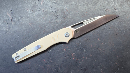 Civivi Guile Off White G10 Handle 14C28N Blade