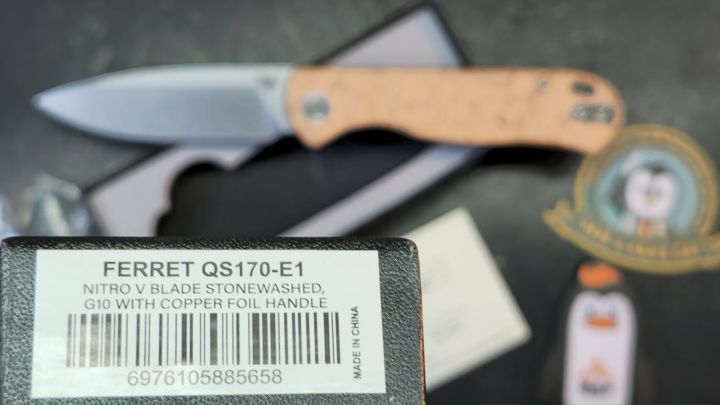 QSP Ferret Copper Foil G10 Handle Nitro-V