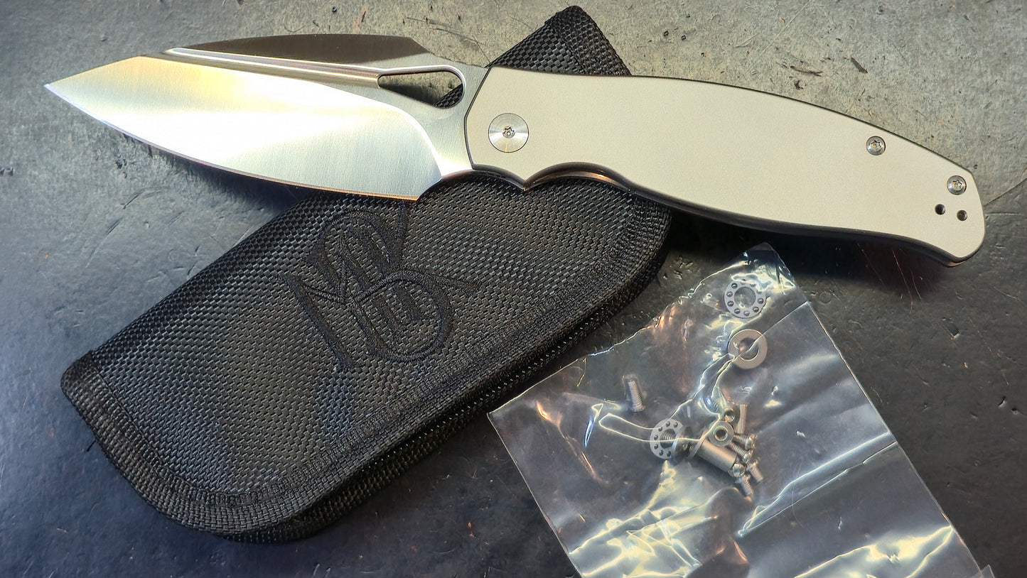 Monterey Bay Knives Sabertooth Titanium Handle S90V Blade