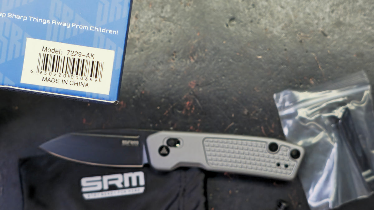 SRM Scout 7229-AK Aluminum Handle 14C28N Blade