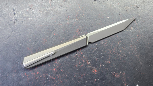 Remette Eligo Liner Lock Gray Titanium Handle M390 Blade