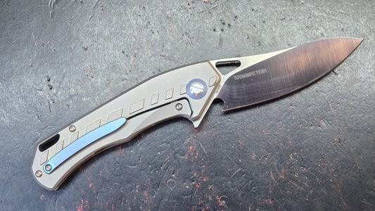 Tuya Knife Chicane Titanium Handle S35VN Blade