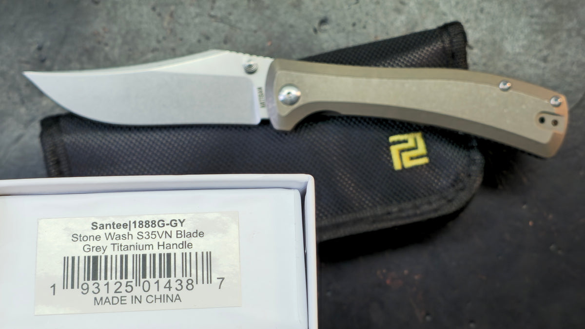 Artisan Cutlery Santee Titanium Handle S35VN Blade