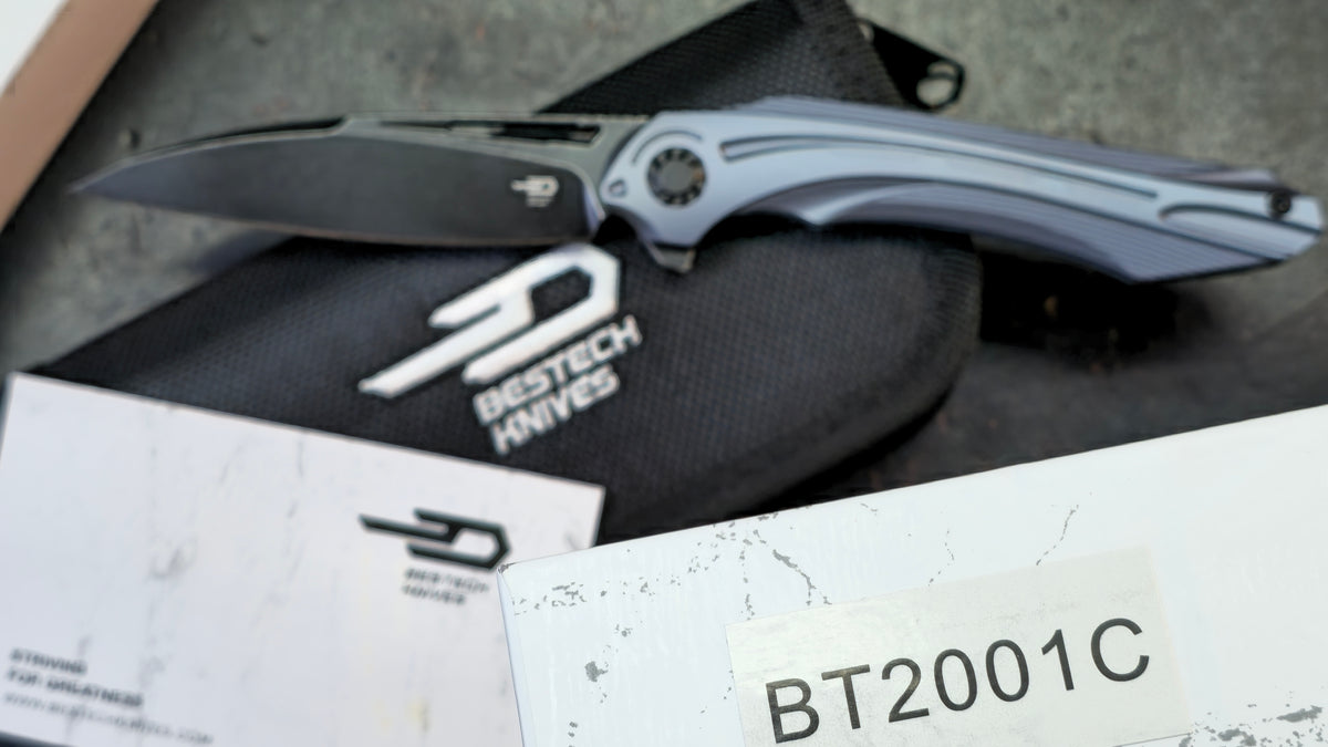 BESTECH WIBRA Titanium Handle M390 Blade