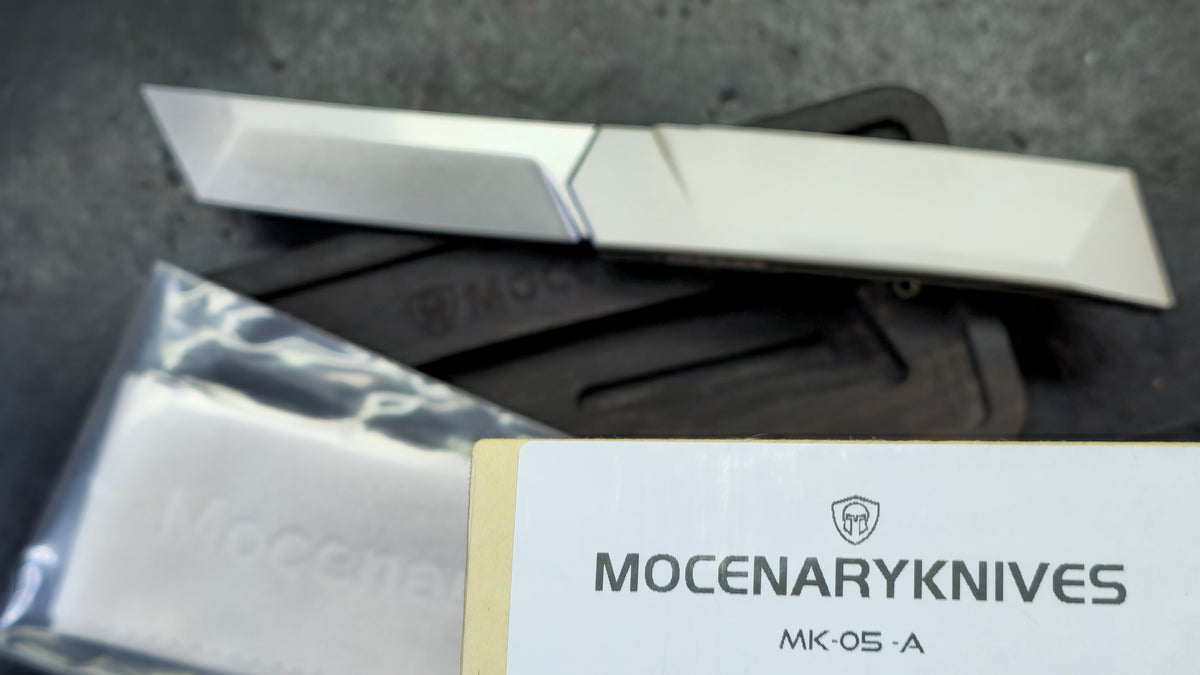 Mocenary MK-05(A) Mortise & Tenon Titanium Handle M390 Blade