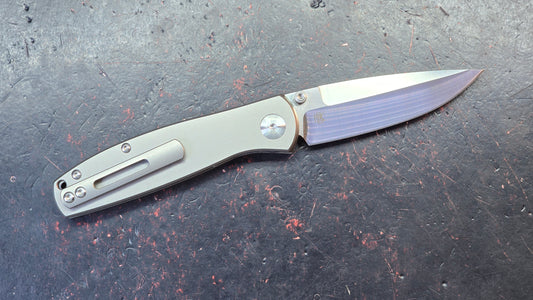 Monterey Bay Knives Mini Rosalinda Titanium Handle S90V Blade
