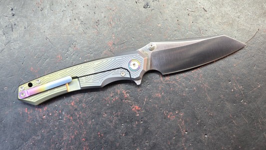EDCGRIPPER STORMCUTTER LE Titanium Handle Magnacut Blade