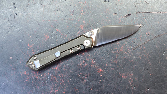 Bestech Icarus Black/Bronze SW Titanium Handle M390 Blade