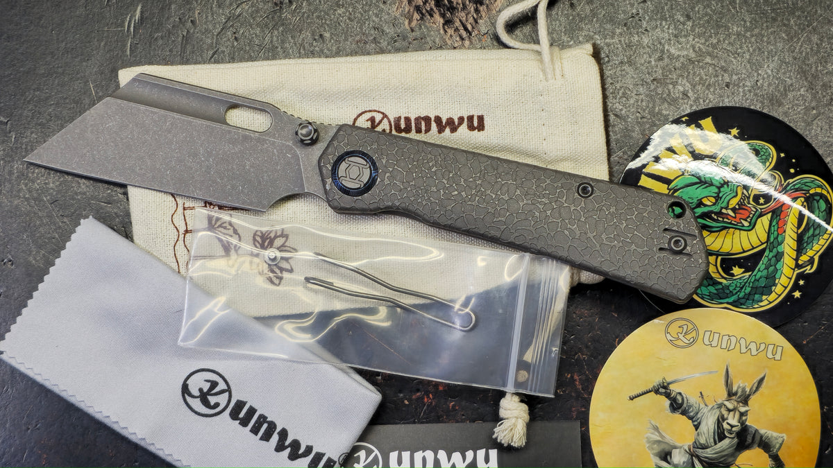 Kunwu Cochise Honeydew Texture Full Stonewashed VANCRON Blade