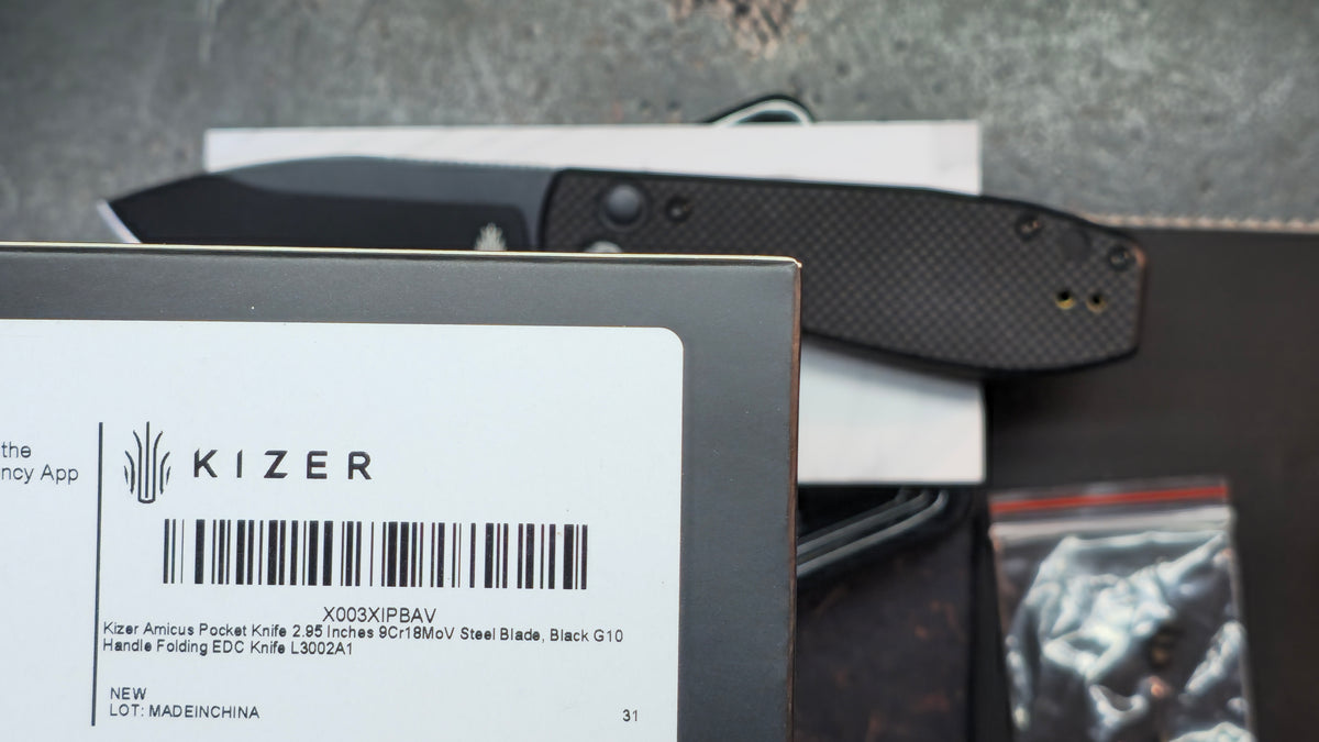 Kizer Amicus G10 Handle 9CR18MOV Blade