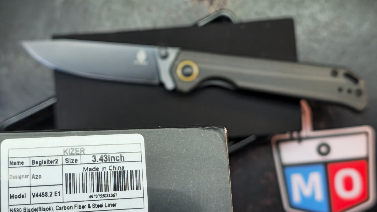 Kizer Begleiter2 Carbon Fiber Handle N690 Blade