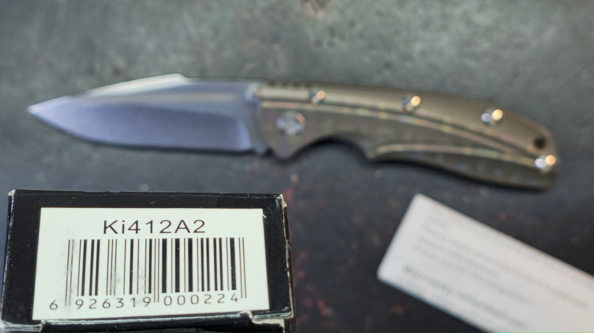 Kizer Ki412A2 Titanium Handle S35VN Blade