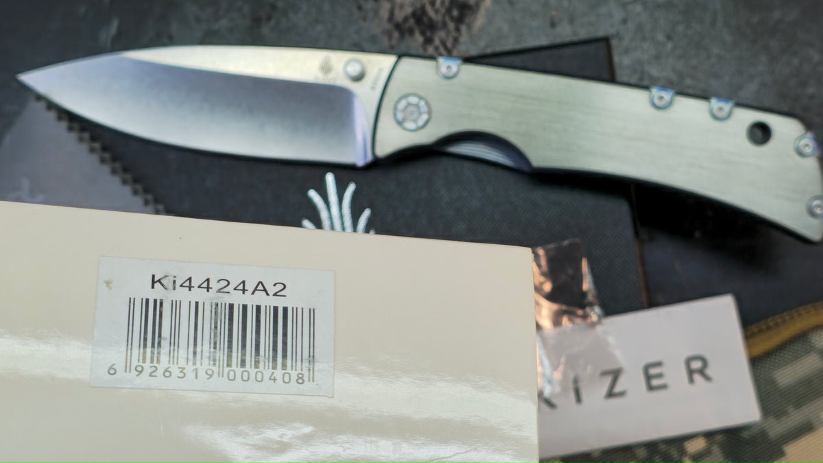 Kizer Ki4424A2 Titanium Handle S35VN Blade