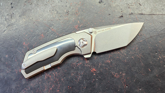 Mocenary Bulldog MK-26 Titanium Zirconium Handle M390 Blade