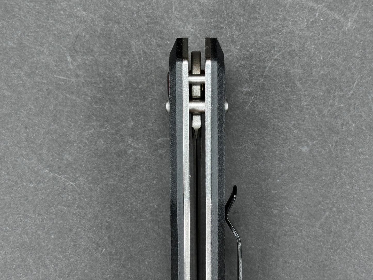 FLISSA F014042A Folding, Cross Lock Lock , 7CR17MOV, Stonewash, Spear Point, Plain Edge, Flat Grind, Handle: Aluminum /Black, (NEW - OPEN BOX)