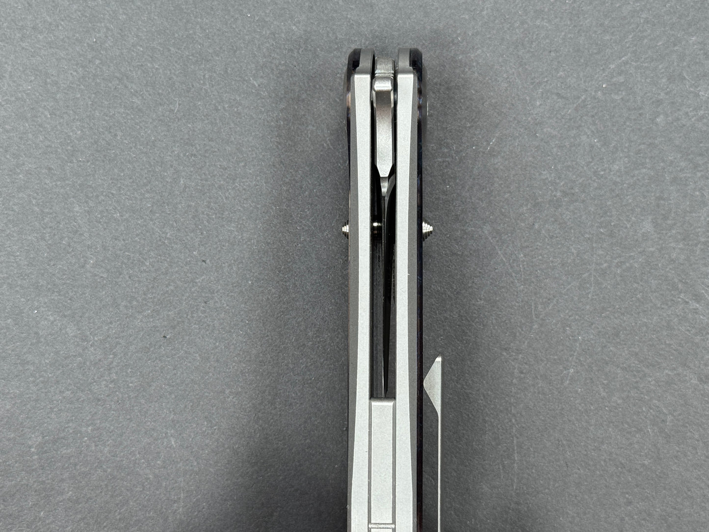 TWOSUN TS403 Folding, Liner Lock, D2, Satin, Sheepsfoot, Plain Edge, Full Grind, Handle: Titanium/Multi-Color Green, (NEW - OPEN BOX)