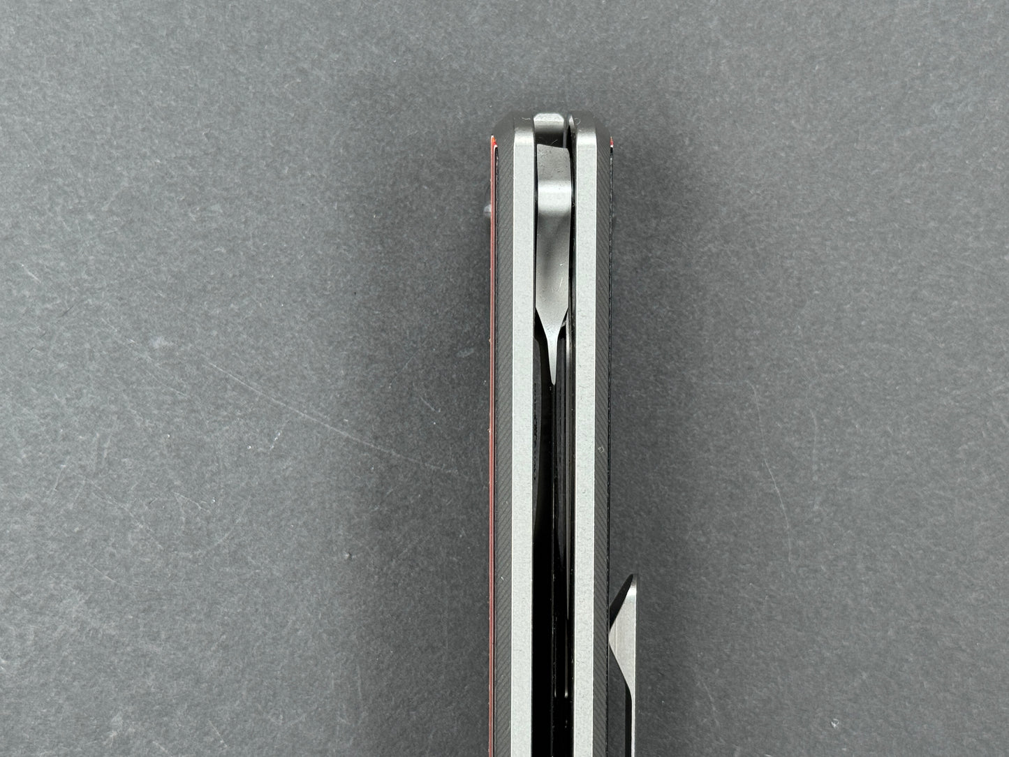 TWOSUN TS436 Folding, Liner Lock, K110, Satin, Tanto, Plain Edge, Compound Bevel, Handle: Tittanium/ G10/Multi-color, (NEW - OPEN BOX)