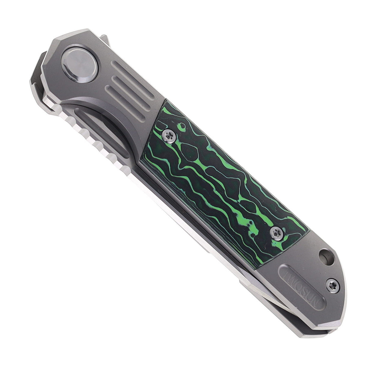 TwoSun TS49 Green Fat Carbon M390 (NEW - NIB)