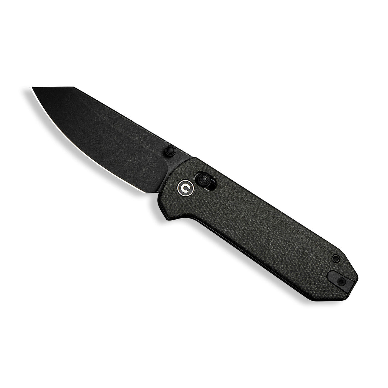 CIVIVI Yonder Crossbar Lock Dark Green Canvas Micarta 2.88" Stonewashed 14C28N (CLOSEOUT - NIB)