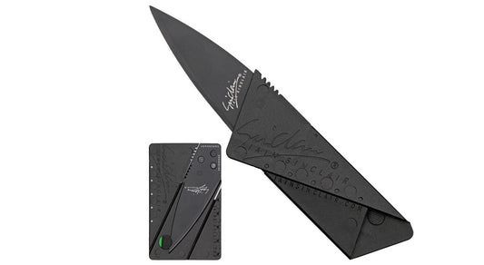 Cardsharp Credit Card Knife Black Polypropylene Body Black SS Blade