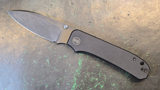 WEKNIFE Big Banter Black G10 20CV Drop Point Black Stonewash (Discount in cart)