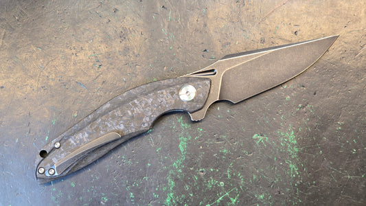 BESTECH GHOST BT1905D Carbon Fiber Handle: S35VN Blade